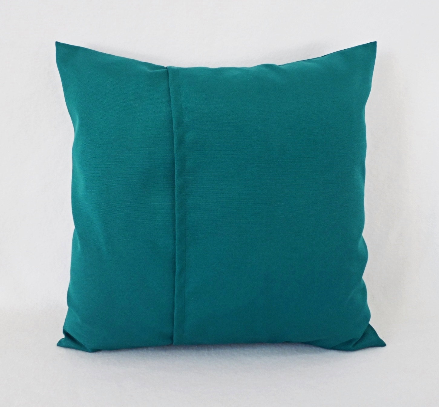 15 OFF SALE Two Solid Pillow Covers Teal Pillows Patio