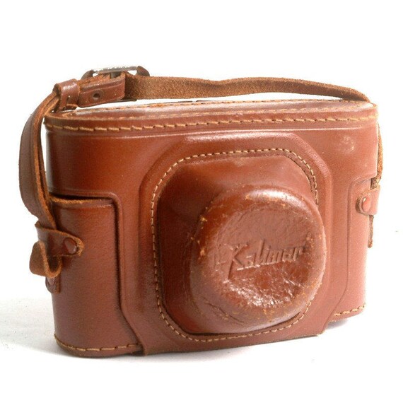 Vintage Leather Kalimar Rangefinder Camera Case 35mm Cameras