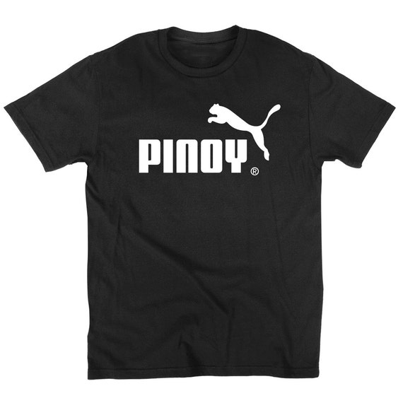 PINOY filipino Philippines Puma Spoof Shirt Mens T shirt