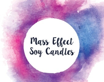 Mass Effect Inspired Soy Candles