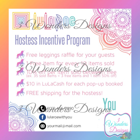LuLaRoe Home Office Approved Fonts and Colors by 3WondersDesigns