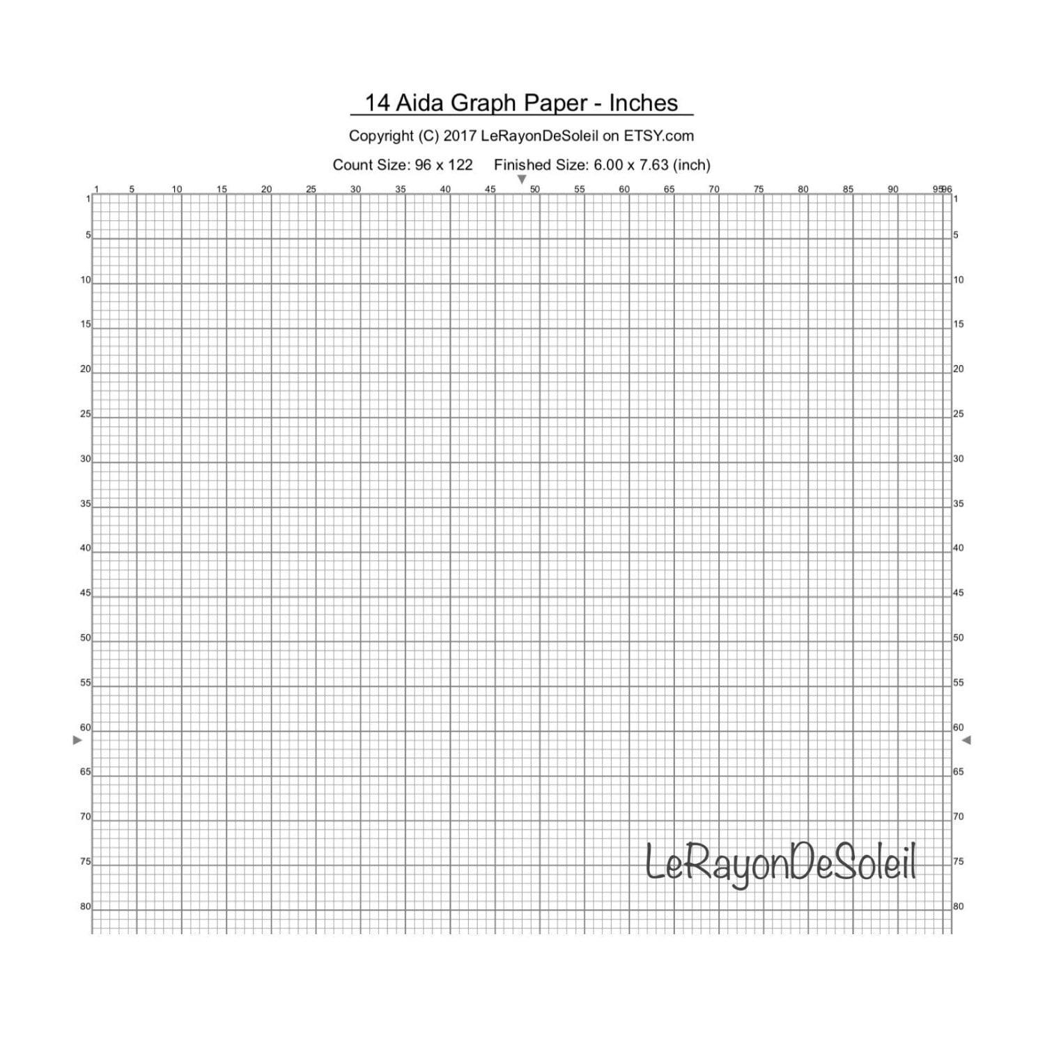 18 count cross stitch graph paper
