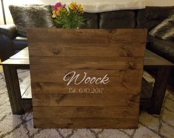 Wedding Guestbook Custom Name