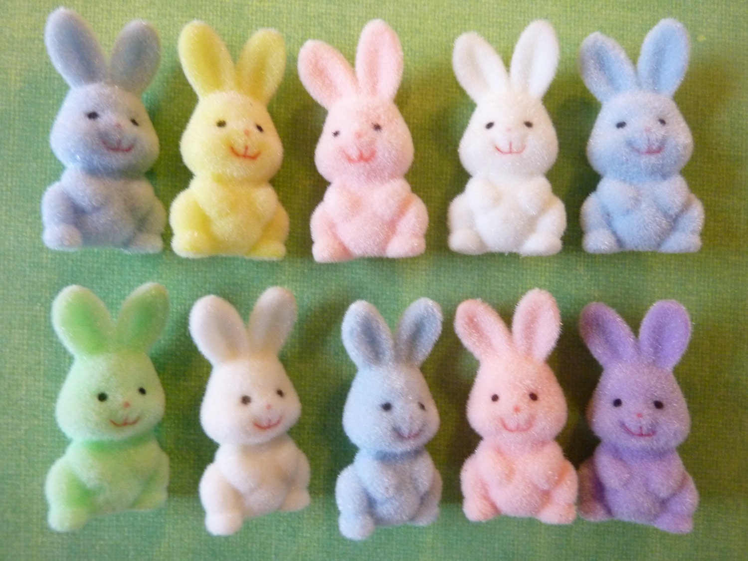 plastic easter bunny figurine