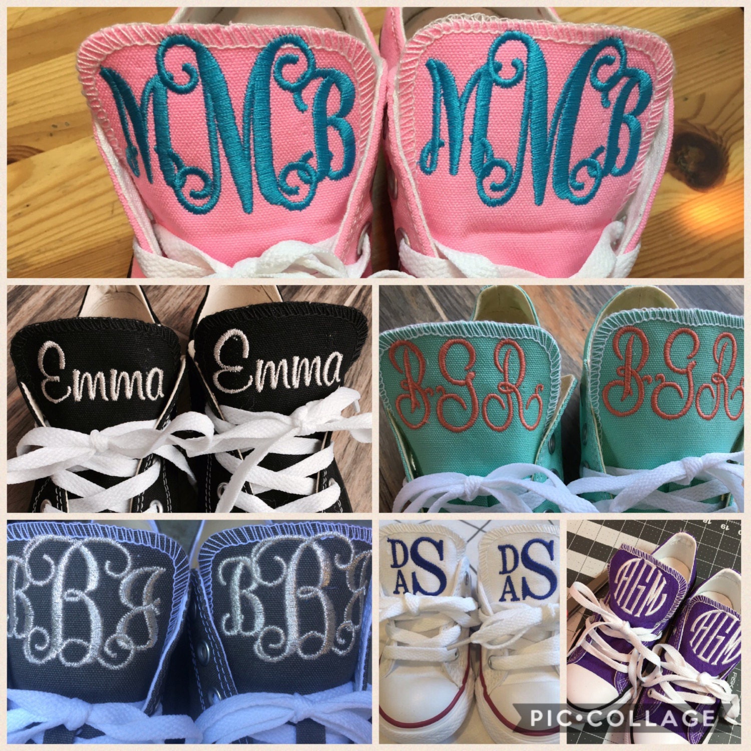 converse embroidered sneakers