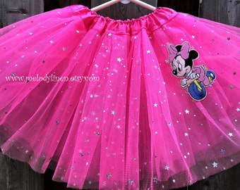 Minnie mouse tutu hot pink sparkle tutu Hot pink Minnie mouse dress Minnie mouse outfit party tutu birthday outfit baby tutu toddler tutu