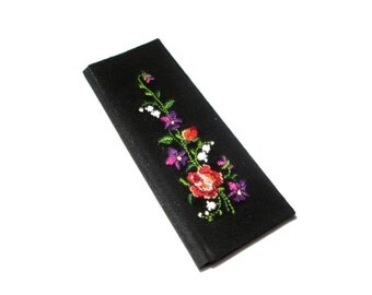Vintage Petit point of 50s case mirror Petit point case vintage 50