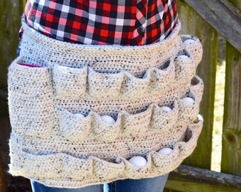 Egg collecting apron Etsy