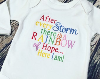 Rainbow Baby Embroidery Design File 4 x 4 -----DIGITIZING SERVICE-----