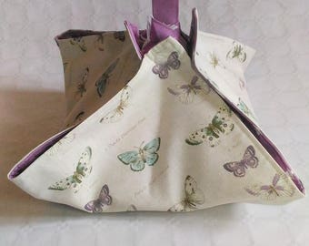 Cake Carrier - Casserole Carrier - Dessert Carrier - Butterfly decor - Sac-à-Tarte - cake holder - cake taker - food carrier