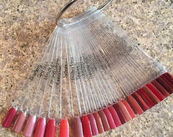 LipSense Lipstick Color Swatch Tester Sticks