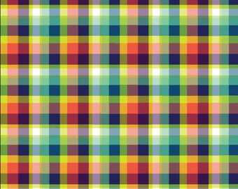 Pattern Adhesive 12x12 Vinyl Sheet // 12x12 Pattern Heat Transfer Vinyl/ Plaid Pattern Permanent Adhesive Vinyl// "Primary Plaid" Vinyl