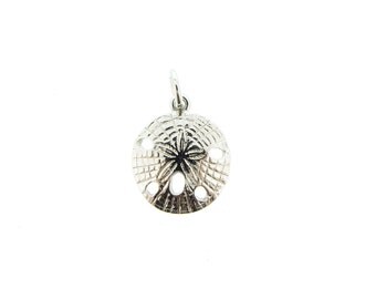 Silver Sand Dollar Charm