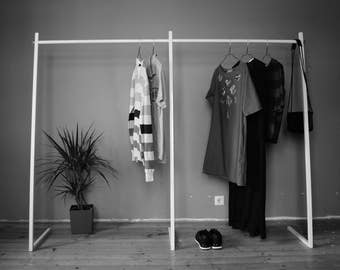 Clothing Rack // Clothes rail // Wardrobe // Shop display // Garment rack // Durable // Quick and Easy Assembly // Industrial wardrobe