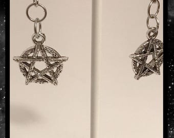 Pentacle earrings | pentagram earrings