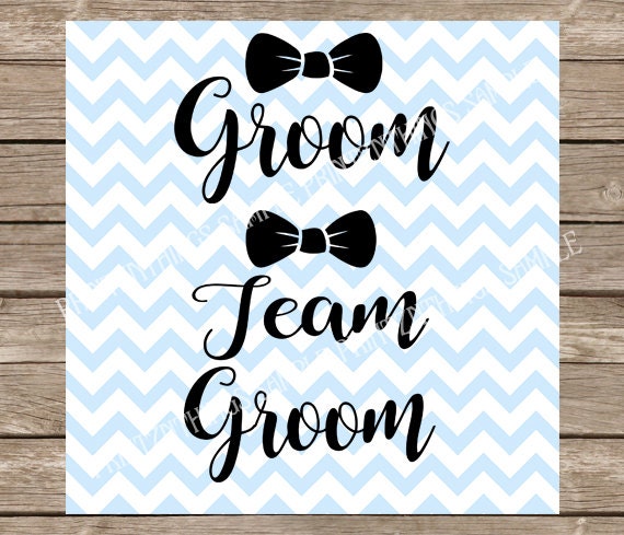 Download Wedding SVG Groom svg Team Groom svg Bow Tie Bride SVG Bride