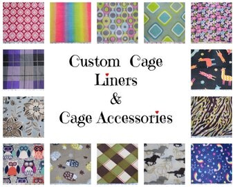 Custom guinea pig fleece cage liner - you choose print - guinea pig fleece - c&c rat manor midwest martin r965 hedgehog chinchilla ferret