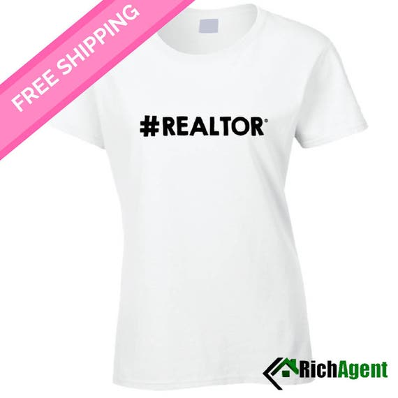 Hashtag REALTOR realtor Shirt real estate agent realtor