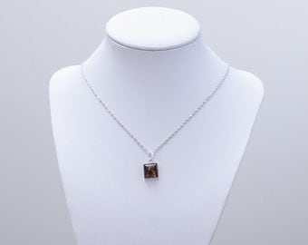 Baltic Amber Necklace ~ Baltic Amber Pendant Necklace ~ Sterling Silver Amber Necklace ~ Baltic Amber Pendant ~ Sterling Amber Pendant ~