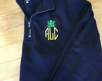 Pineapple Monogram Pullover/Long Sleeve Tee/Short Sleeve Tee
