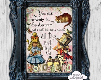 Alice In Wonderland Wall Art alice in wonderland wall decal mad hatter quote curiouser and Alice In Wonderland Wall Art alice in wonderland wall decal mad hatter quote curiouser and