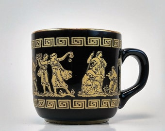 24Kt Gold Greek Miniature Mug