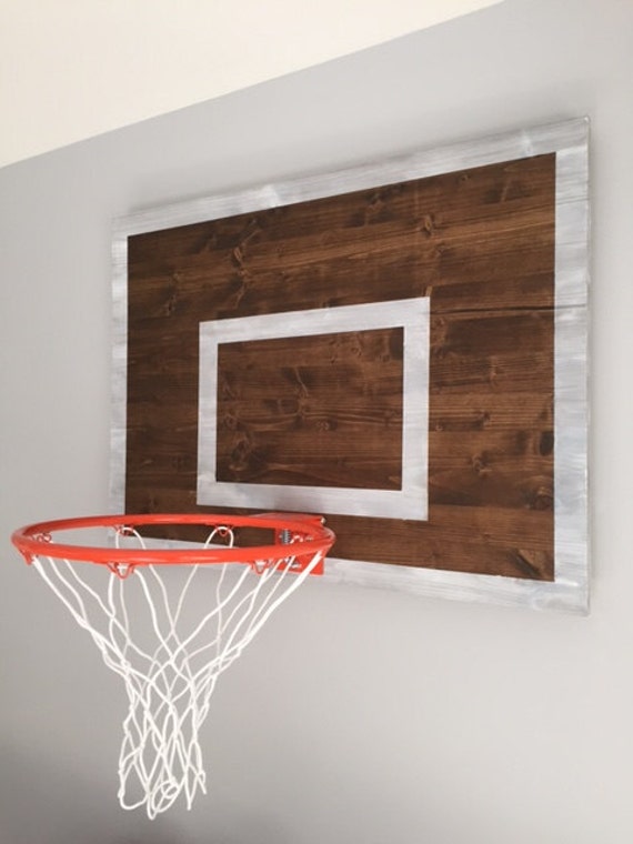 Vintage Designed Basketball Backboard with Rim Wall DecorMINI