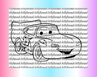 Items similar to Lightning McQueen Stencil on Etsy