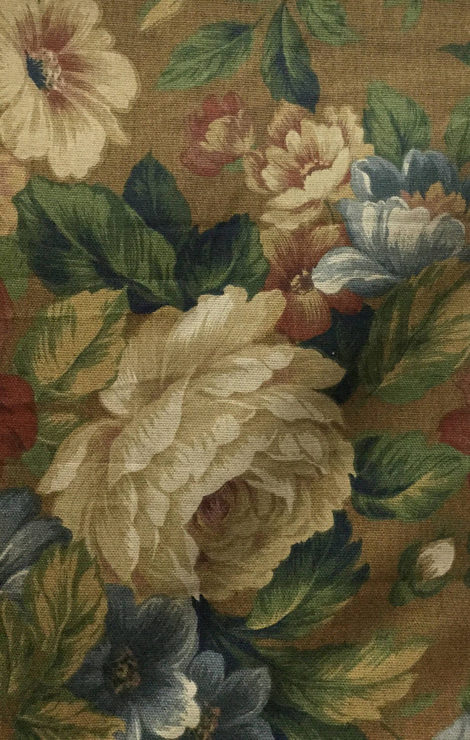 Floral Print Drapery Fabric Upholstery Fabric By The yard Fast