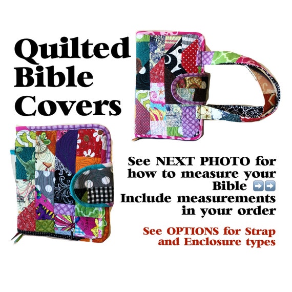 CUSTOMIZED Quilted Bible Cover