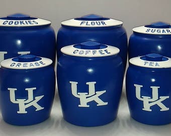 University of Kentucky Kromex Canister Set, Kentucky Wildcats, "Only Set I Have Won't Have Another '' Fathers Day Gift''