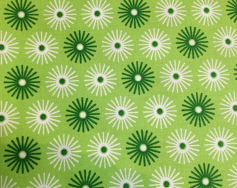 FABRIC 2.5 yards- Robert Kaufman -Starburst Lime