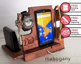 Fathers day gift,docking station,gift for dad,father's day gift,gift for husband,gift for him,boyfriend gift,gift for men,personalized gift
