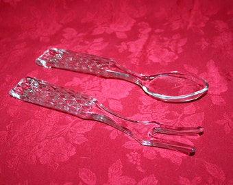 Clear Glass Serving Utensils (Set of 2)