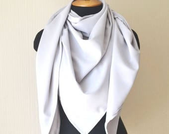 Gray scarf Womens scarves Wife gift Scarf shawl Womens gift Oversize scarf Ladies scarves Wedding shawl Fashion scarf Gift accessories