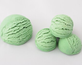 Eucalyptus Mint Bubble Truffles - 4 Minis or 1 Large - Essential Oil Bubble Bath