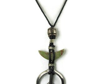 Authentic 1960s Peace Sign Pendant Necklace