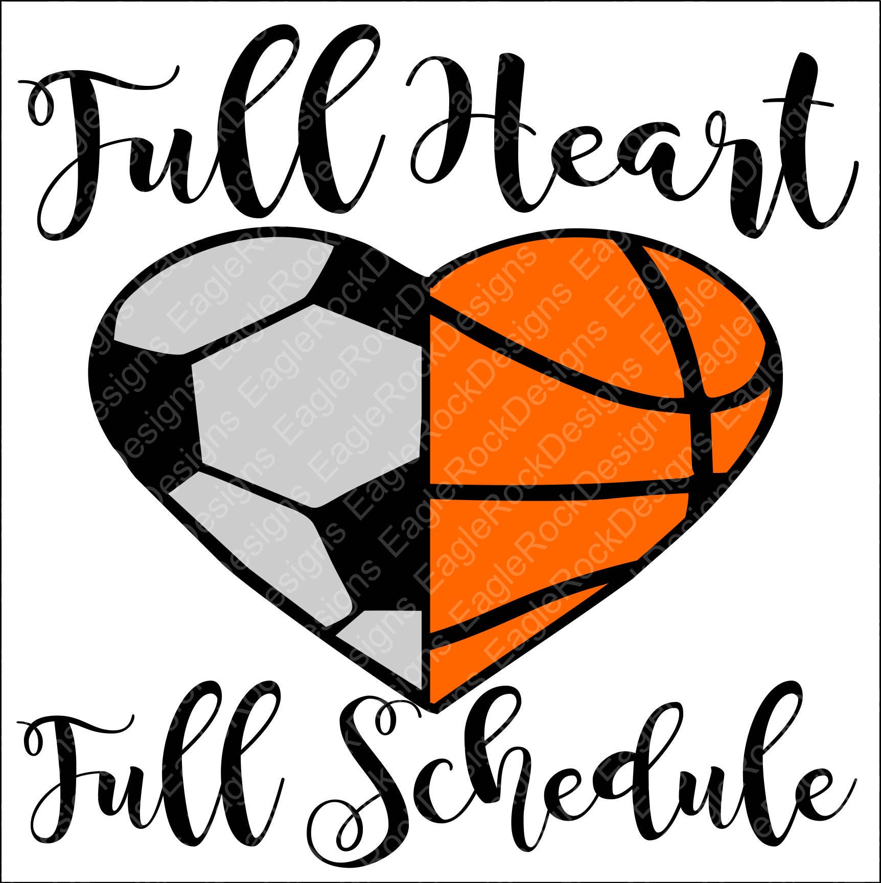 Download Full Heart Full Schedule Soccer Heart SVG DXF EPS Cut File ...