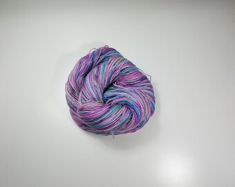 Hand Dyed Superwash Merino Wool Sock Yarn- Epic Fail, Merino 2 ply