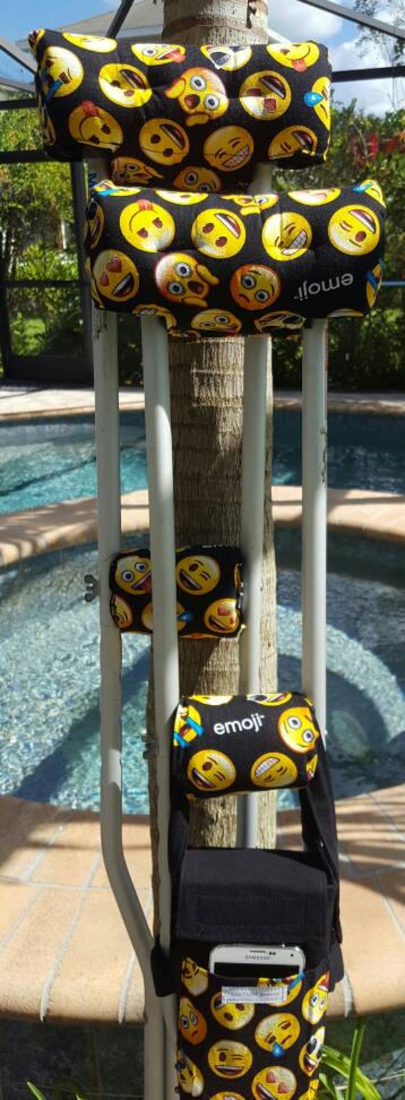 Emoji Crutch Covers