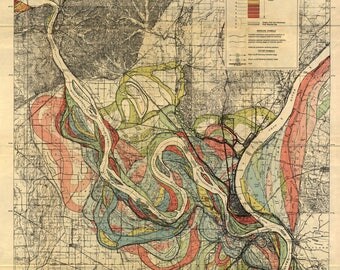 River Meander, Mississippi River, Mississippi River Meander Belt, Mississippi Meander Belt, Meander Belt, River Mississippi, River Belt