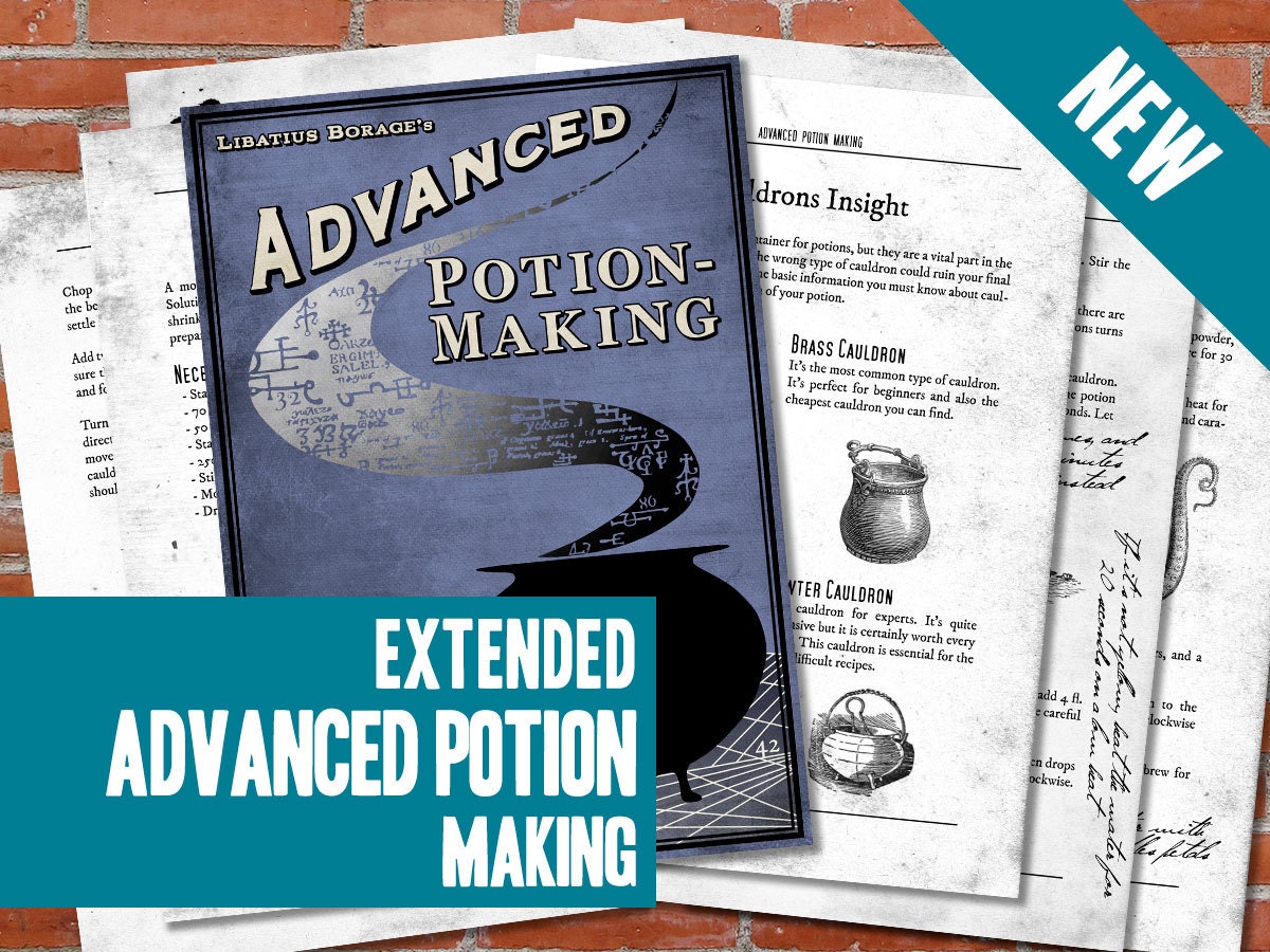 harry potter advanced potion making book