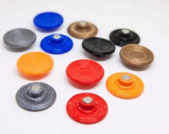 Magnetic Concave Spinner Cap buttons - ONE Pair - for Hand Spinner Fidget Toy - Buttons **FAST SHIPPING!**