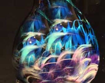 Glass Urn, Blown Glass Urn, Glass Cremation Urn, Glass urns, Cremation Urn