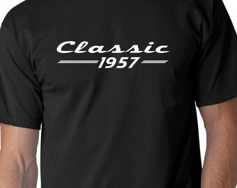 Classic 1957 T-Shirt. 60th Birthday Gift For Men. Unique 60th Birthday Shirt. 60th Birthday Gift for Man.