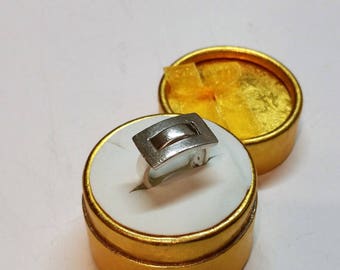 18.3 mm ring 925 Silver simple vintage design rar SR513