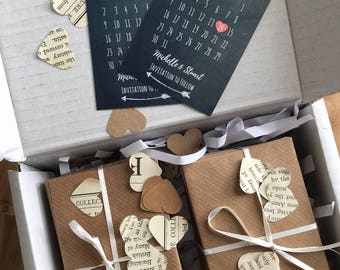Calander Wedding Save The Date Magnet Prints (9.0x6.0cm) - Fully customisable