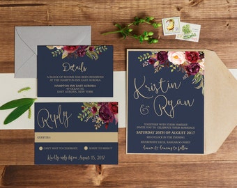 Wedding invitations announcement service business plan bundle