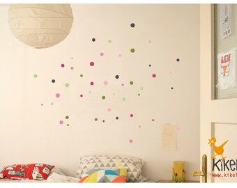 Wall decals points circles dots Jippie