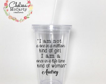 quotes with tumblers hepburn Audrey  Etsy